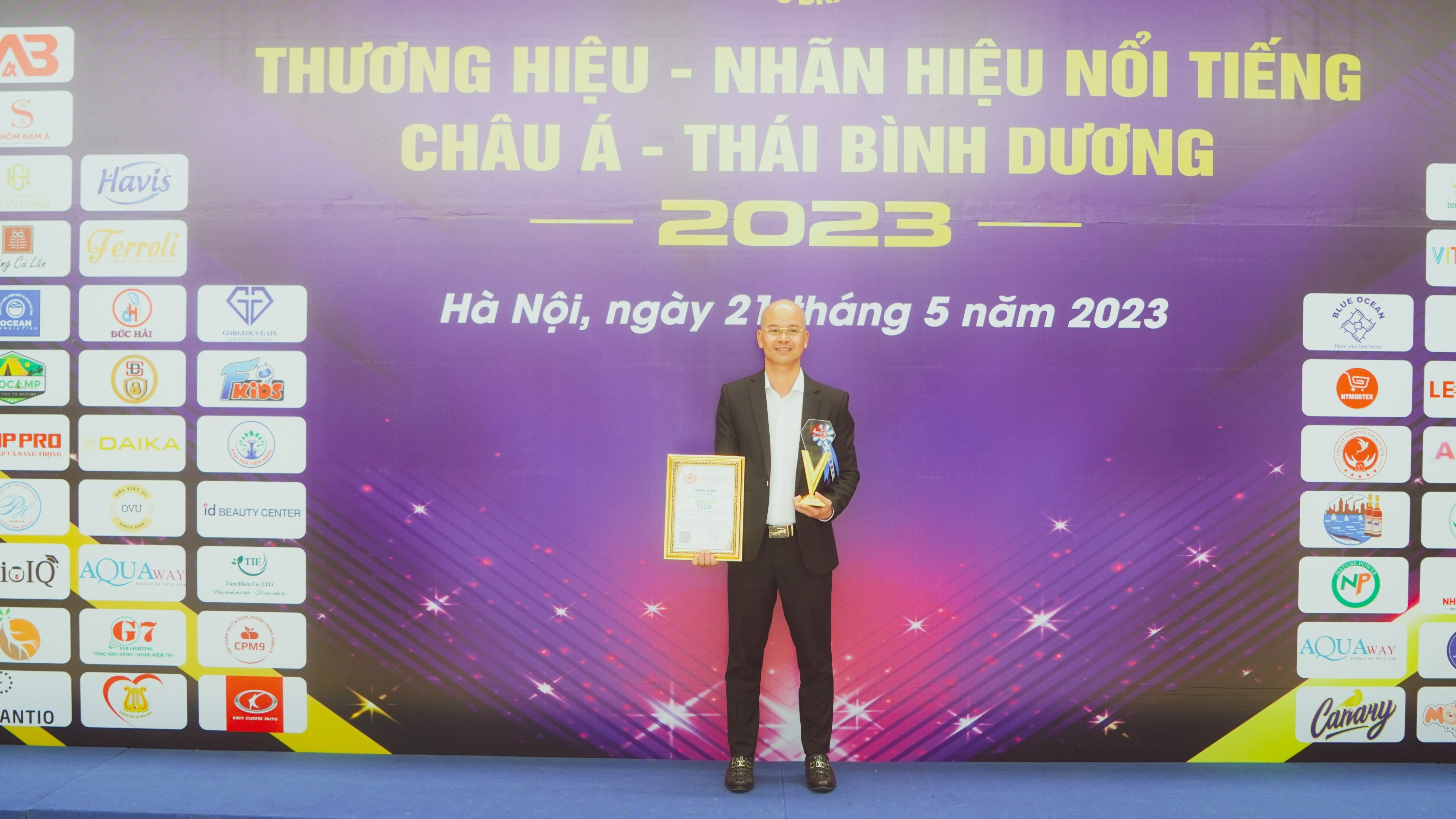 Dược phẩm Food Tech nhận giải thưởng Top 10 thương hiệu, nhãn hiệu nổi tiếng Châu Á – Thái Bình Dương 2023